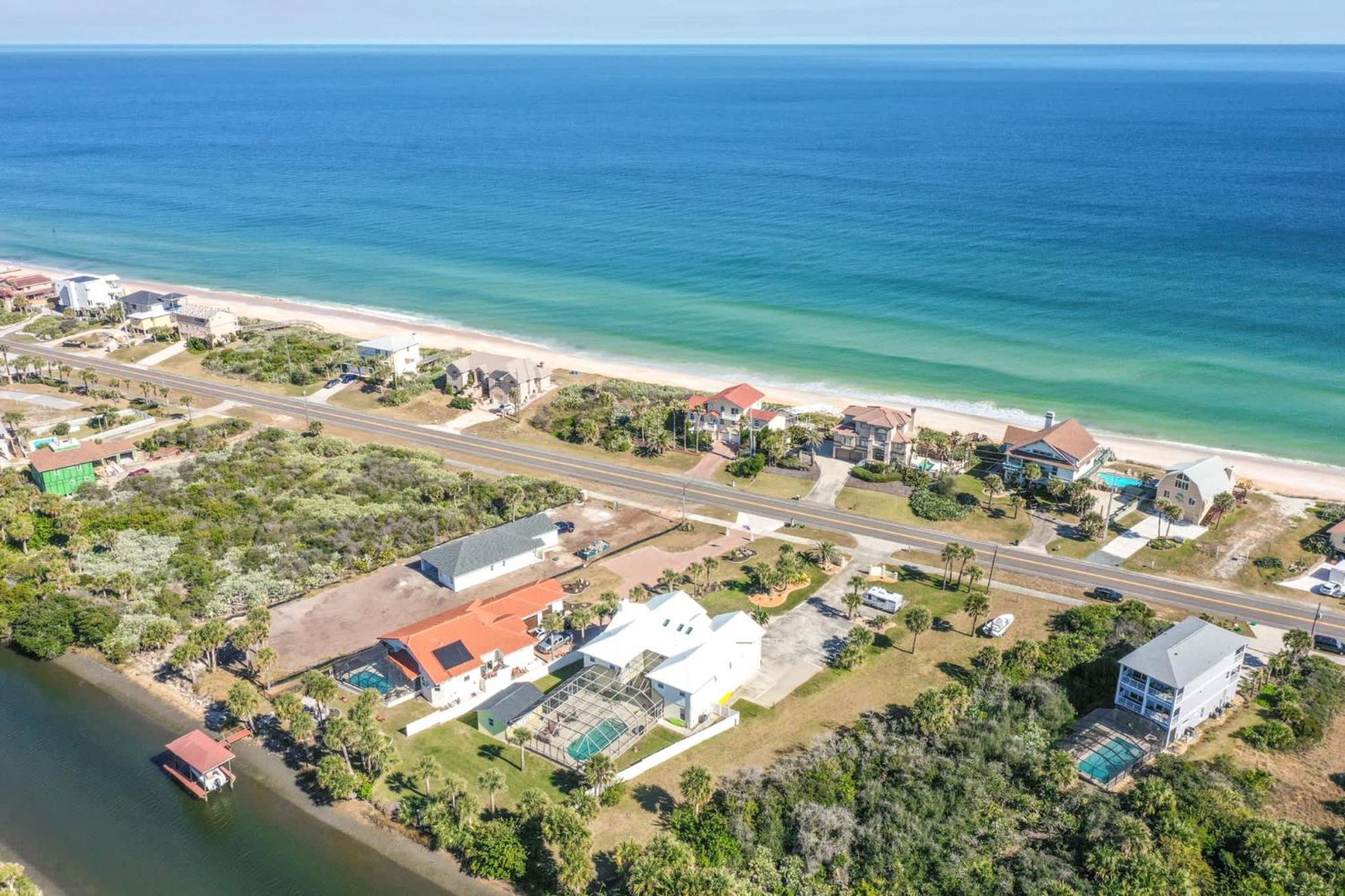 Flagler Beach Bed And Breakfast Pool Bbq Suite Bagian luar foto