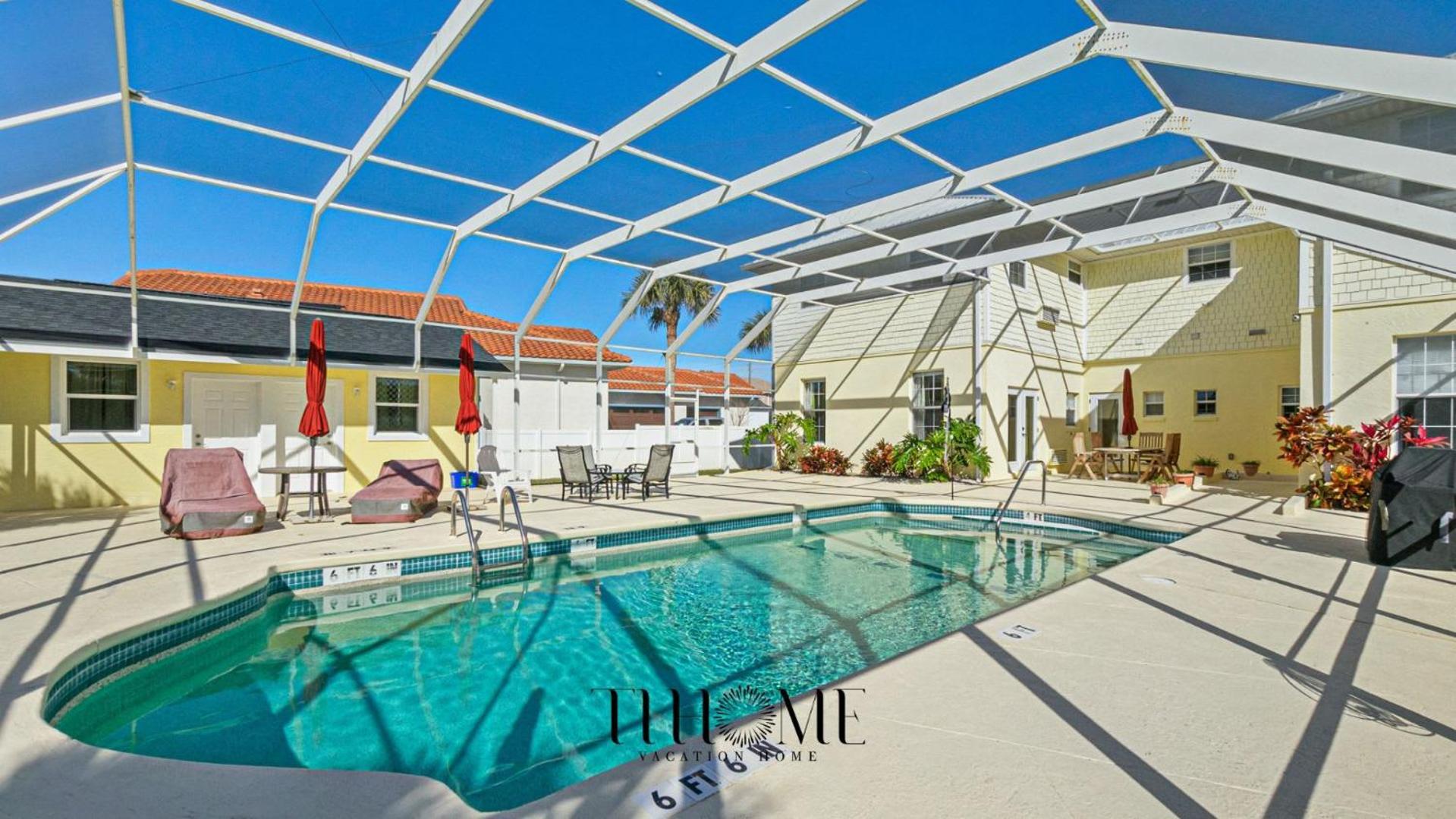 Flagler Beach Bed And Breakfast Pool Bbq Suite Bagian luar foto