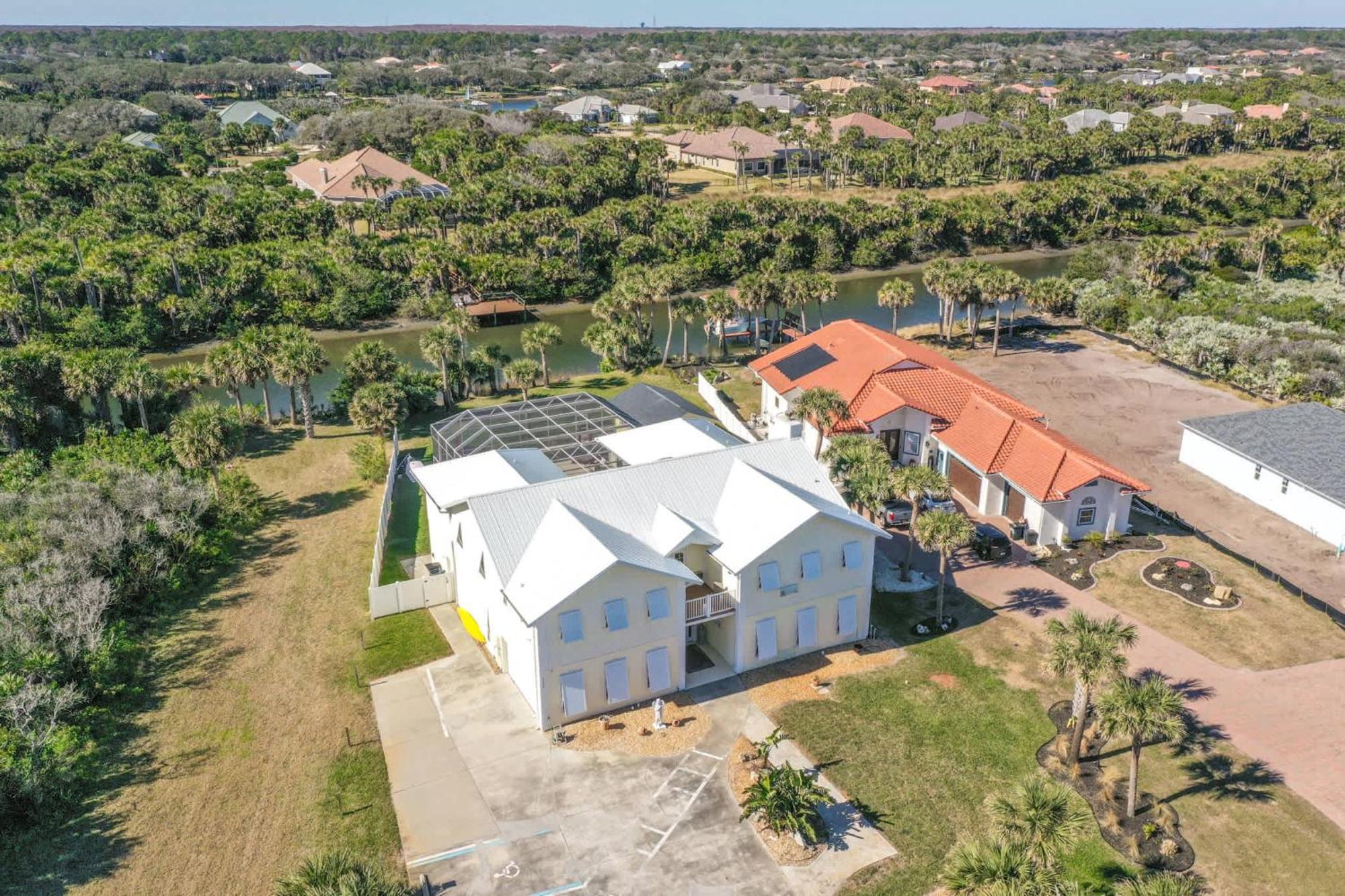 Flagler Beach Bed And Breakfast Pool Bbq Suite Bagian luar foto