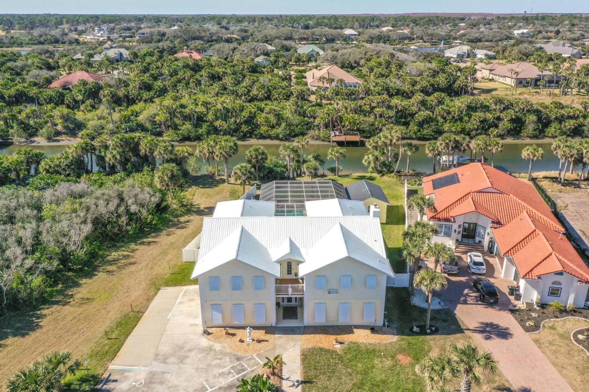 Flagler Beach Bed And Breakfast Pool Bbq Suite Bagian luar foto