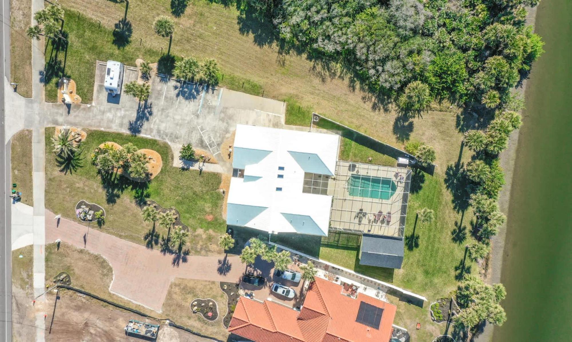 Flagler Beach Bed And Breakfast Pool Bbq Suite Bagian luar foto