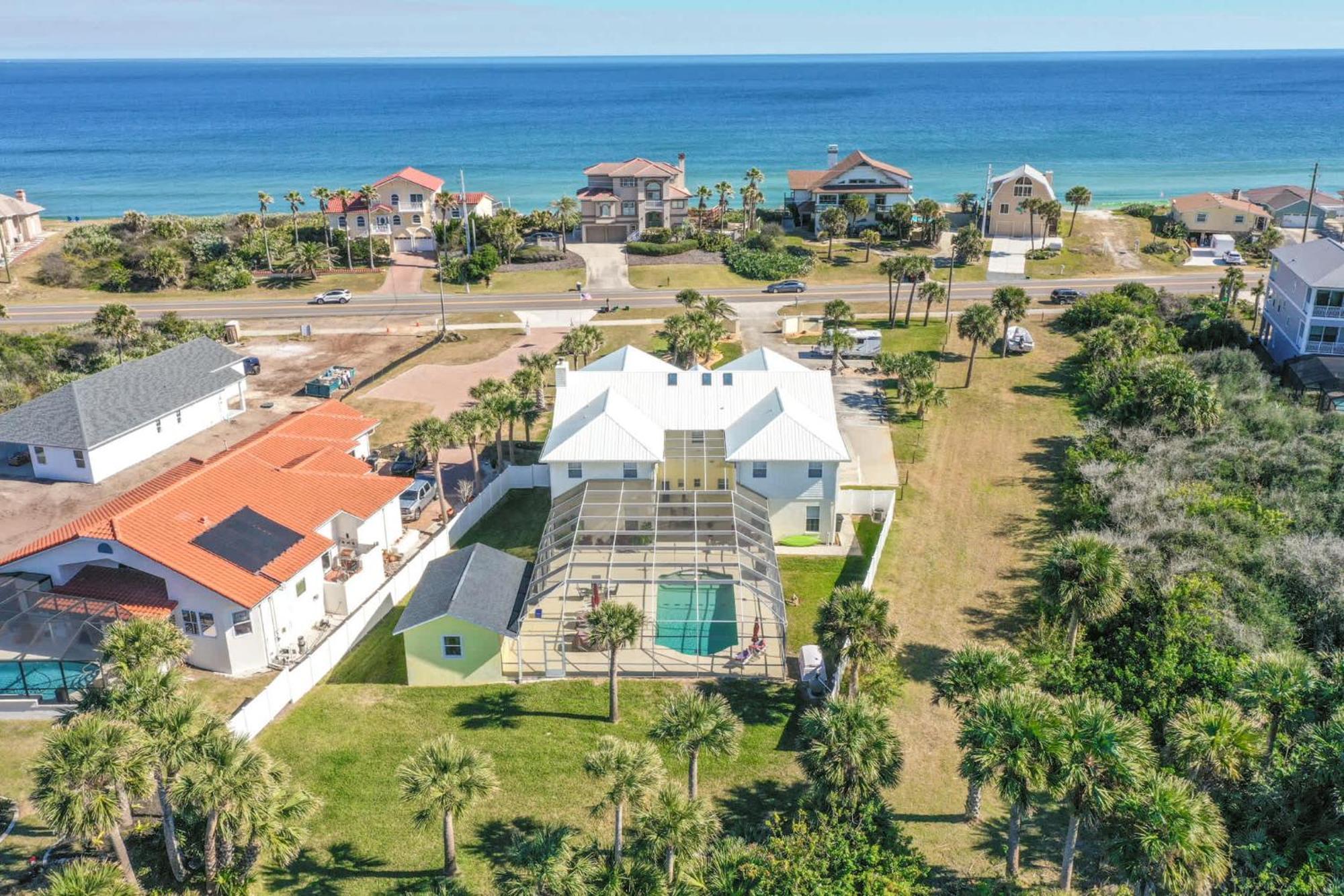 Flagler Beach Bed And Breakfast Pool Bbq Suite Bagian luar foto